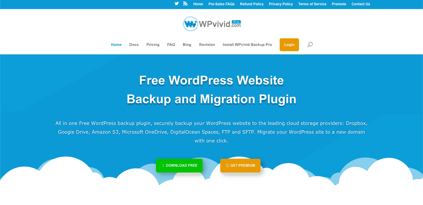 WPvivid backup and migration plugin