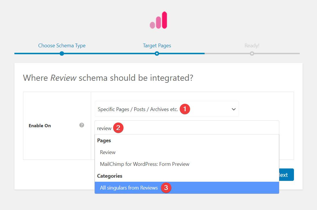 Review schema integration