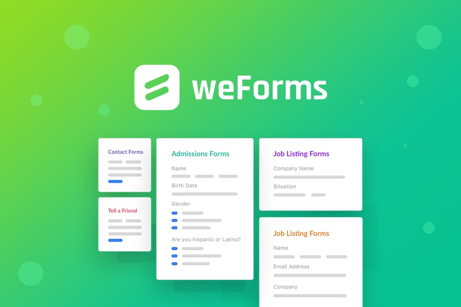 weForms coupon code