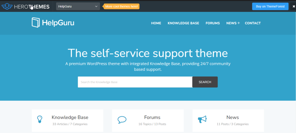 HelpGuru - WordPress forum themes