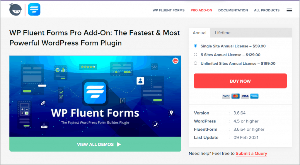 fluent forms website