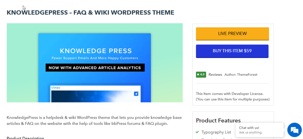 knowledge press - best wordpress forum theme