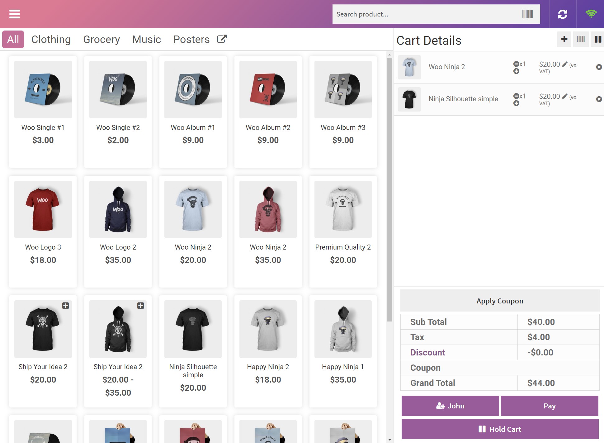 POS plugin for WooCommerce